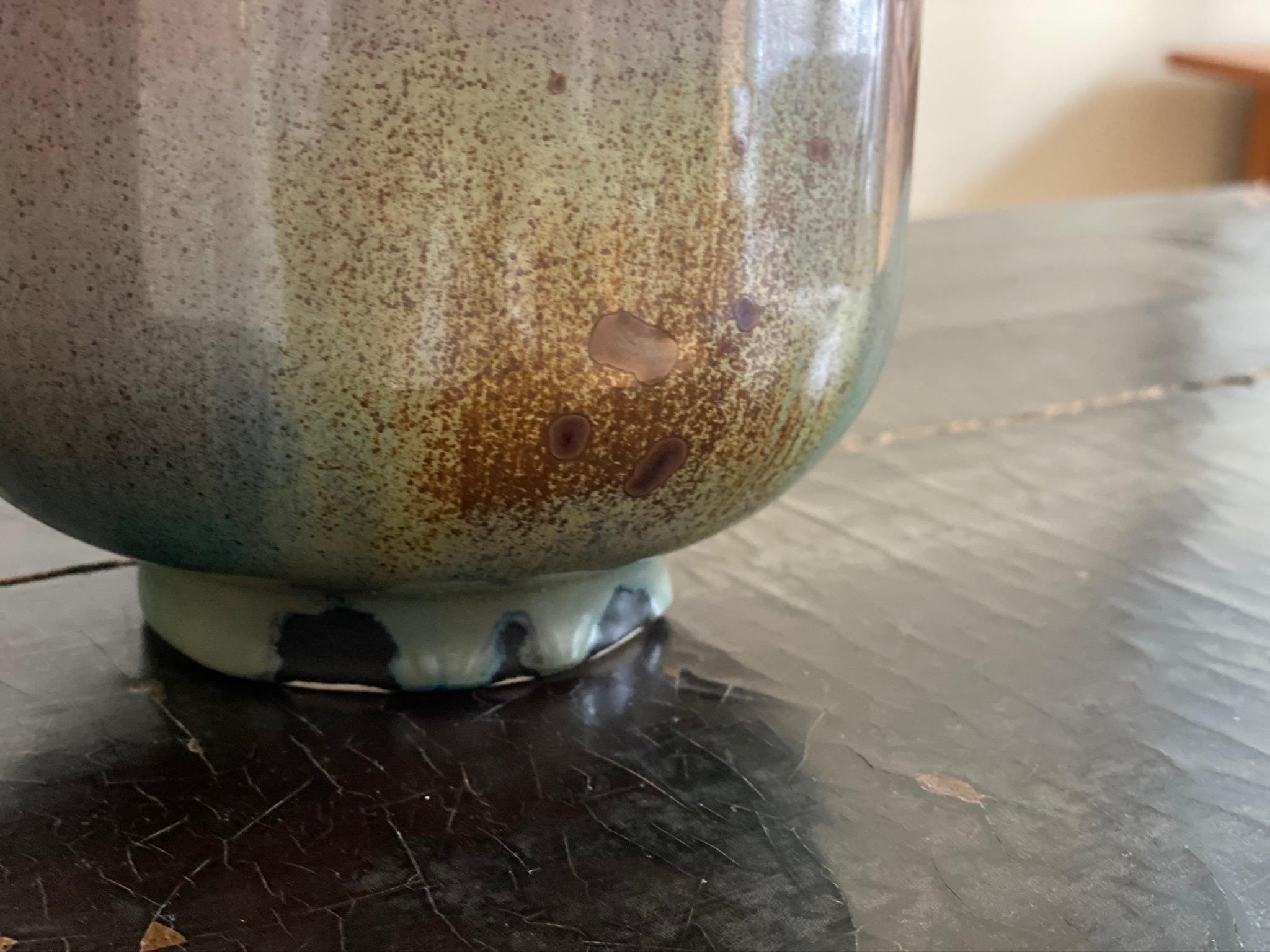 Vaso tedesco in ceramica multicolore di Walther Zander in vendita 7