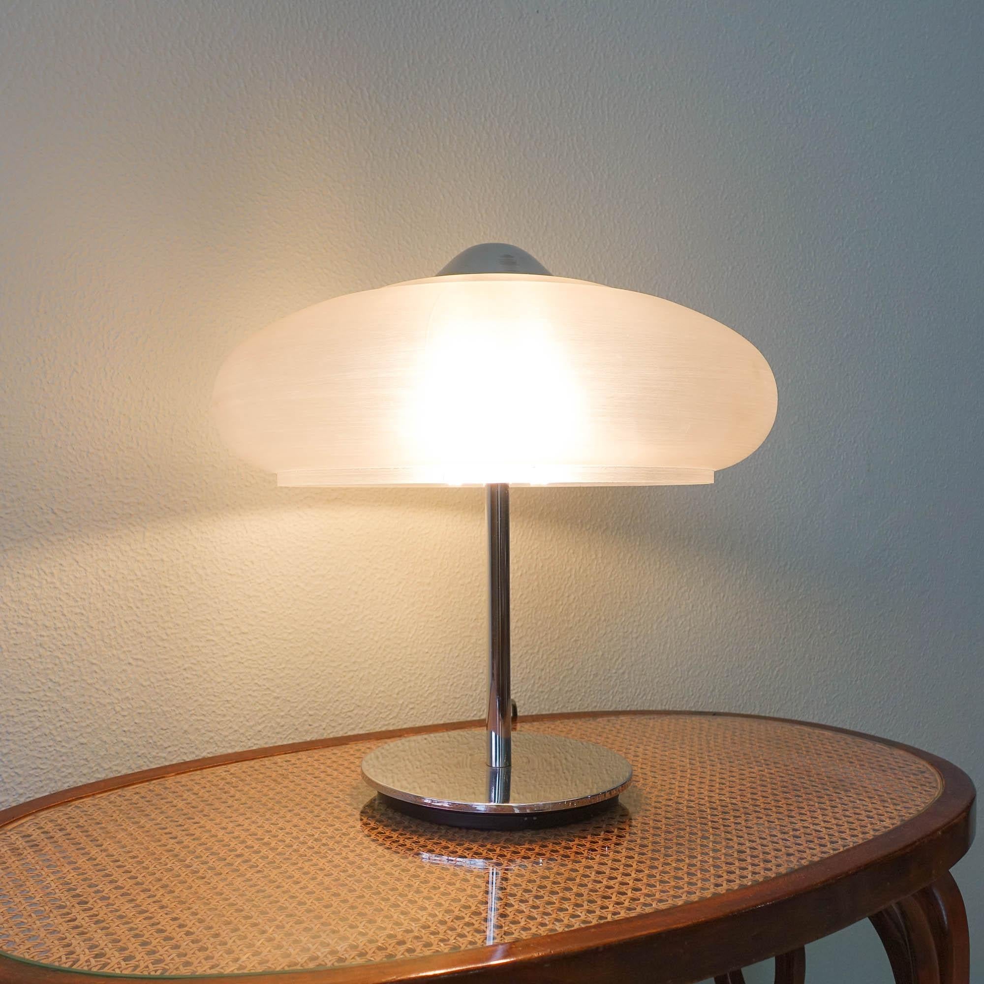 Mid-Century Modern German Mushroom Table Lamp, 1970's For Sale