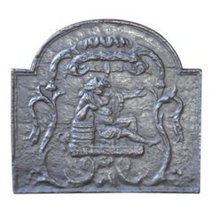 German Napoleon III Style 
Bacchus
 Fireback