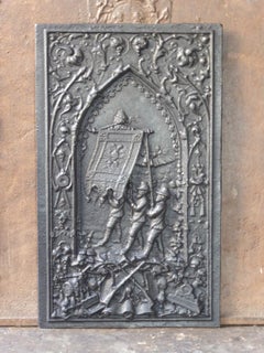 German Napoleon III Style 'Coat of Arms' Fireback / Backsplash