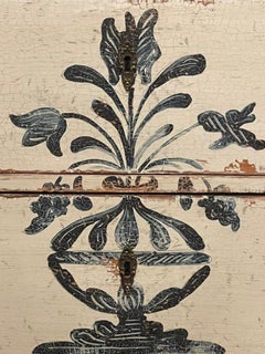 German Neoclassical Hand Painted Side Tables