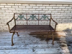 German Neoclassical Iron Garden Bench and Chairs after Karl Friderich Schinkel