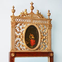 German Neoclassical Mirror by Stobwasser, Berlin or Brunswick, around 1800