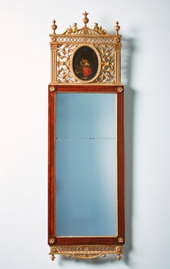 Deutscher klassizistischer Spiegel von Stobwasser, Berlin oder Braunschweig, um 1800