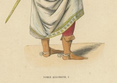 German Nobleman of the Middle Ages: Elegance in Profile, 1847