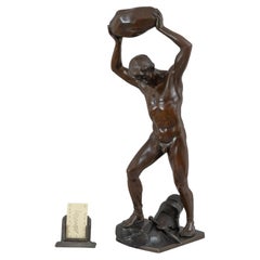 German Nude Male Warrior, Otto Schmidt Hofer, ca. 1910