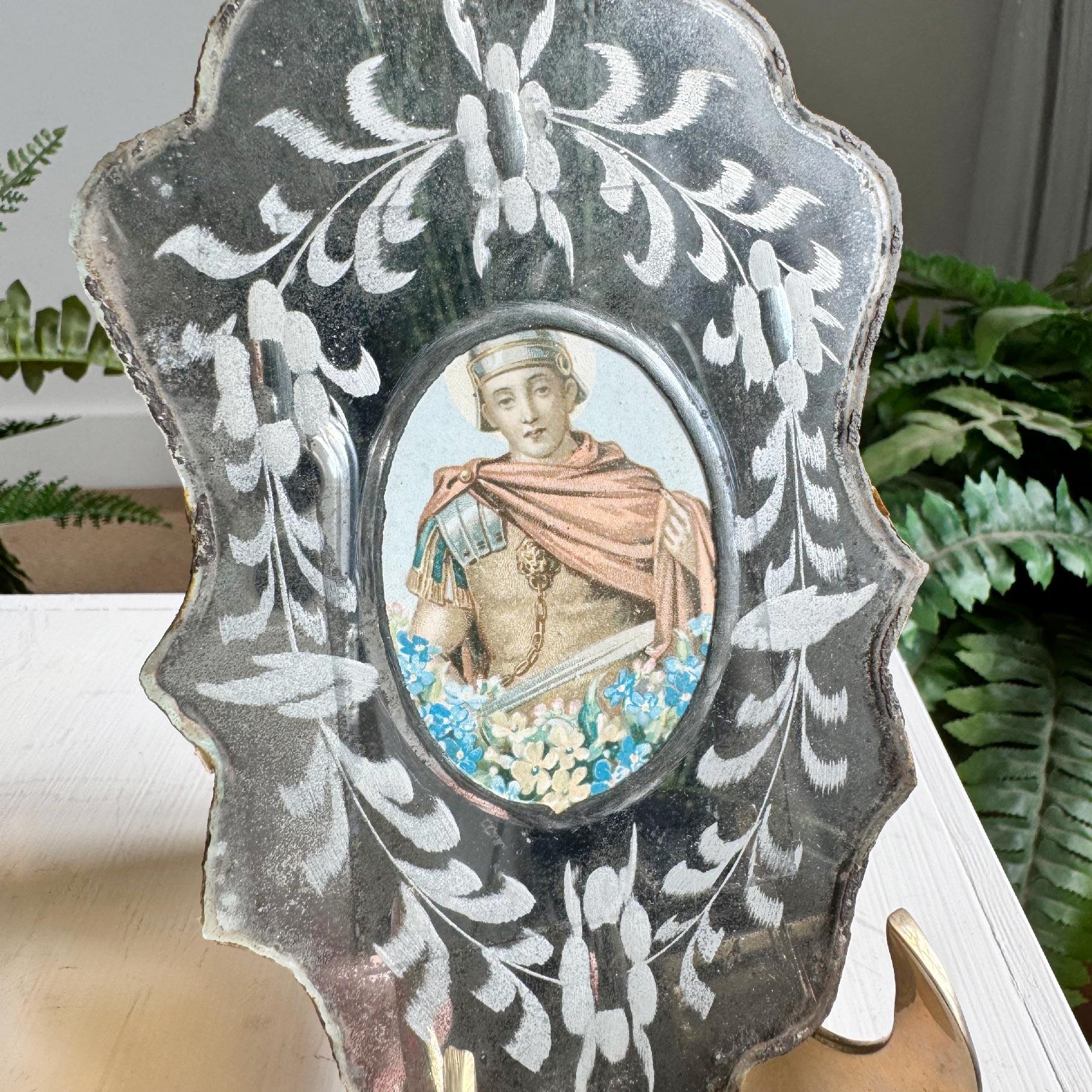 Baroque German Nuns' Mirrors circa 1800 For Sale
