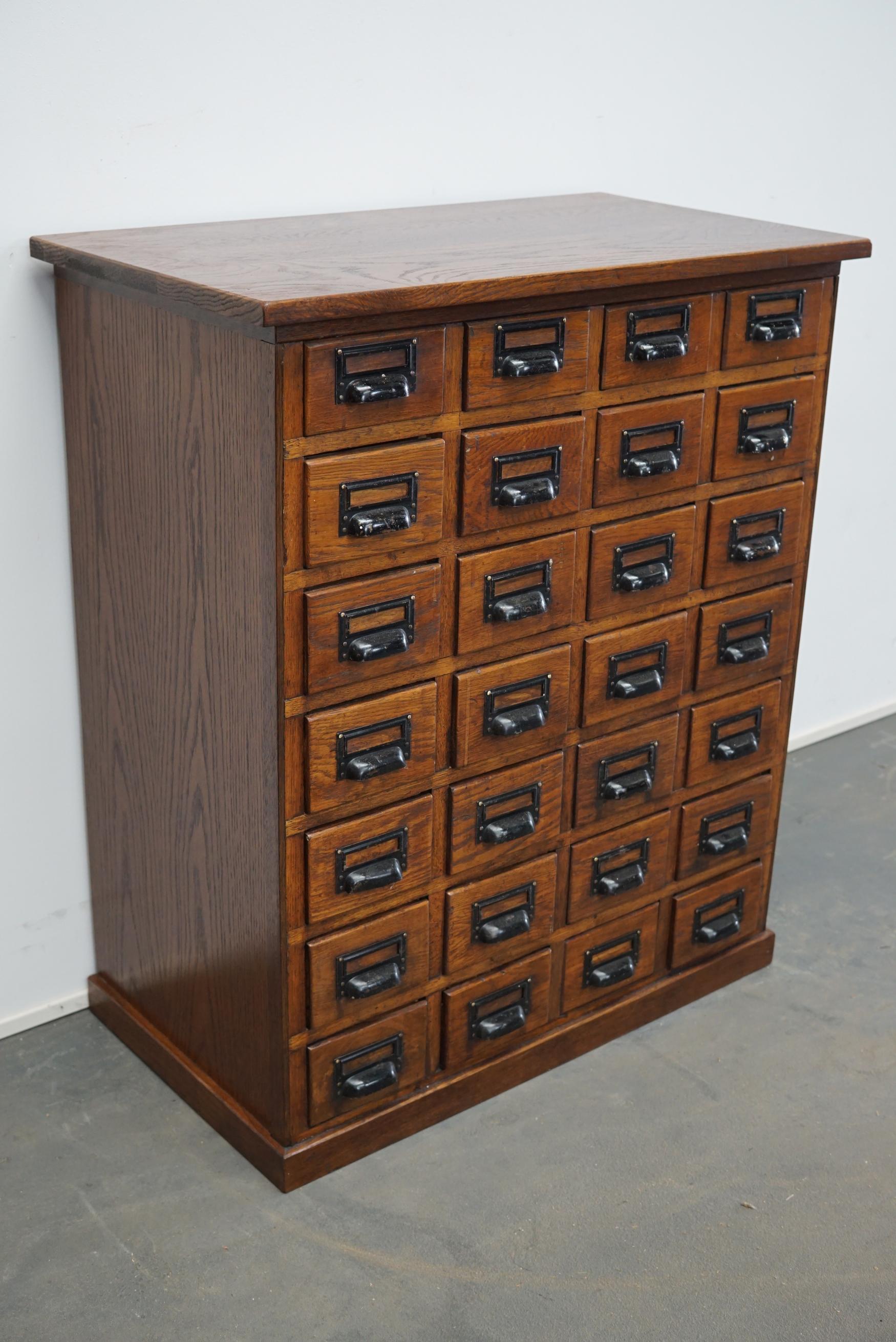 German Oak Apothecary Cabinet, 1930s 2