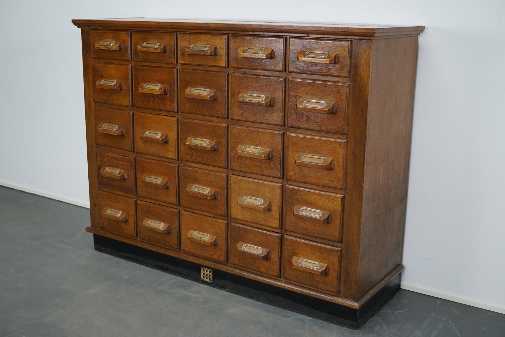 German Oak Apothecary Cabinet, circa 1930s 5