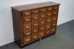 German Oak Apothecary Cabinet, circa 1930s