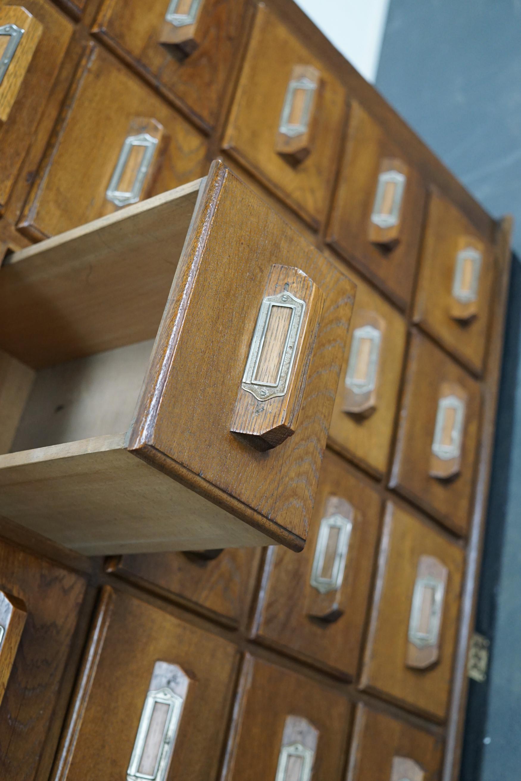 German Oak Apothecary Cabinet, circa 1930s 2