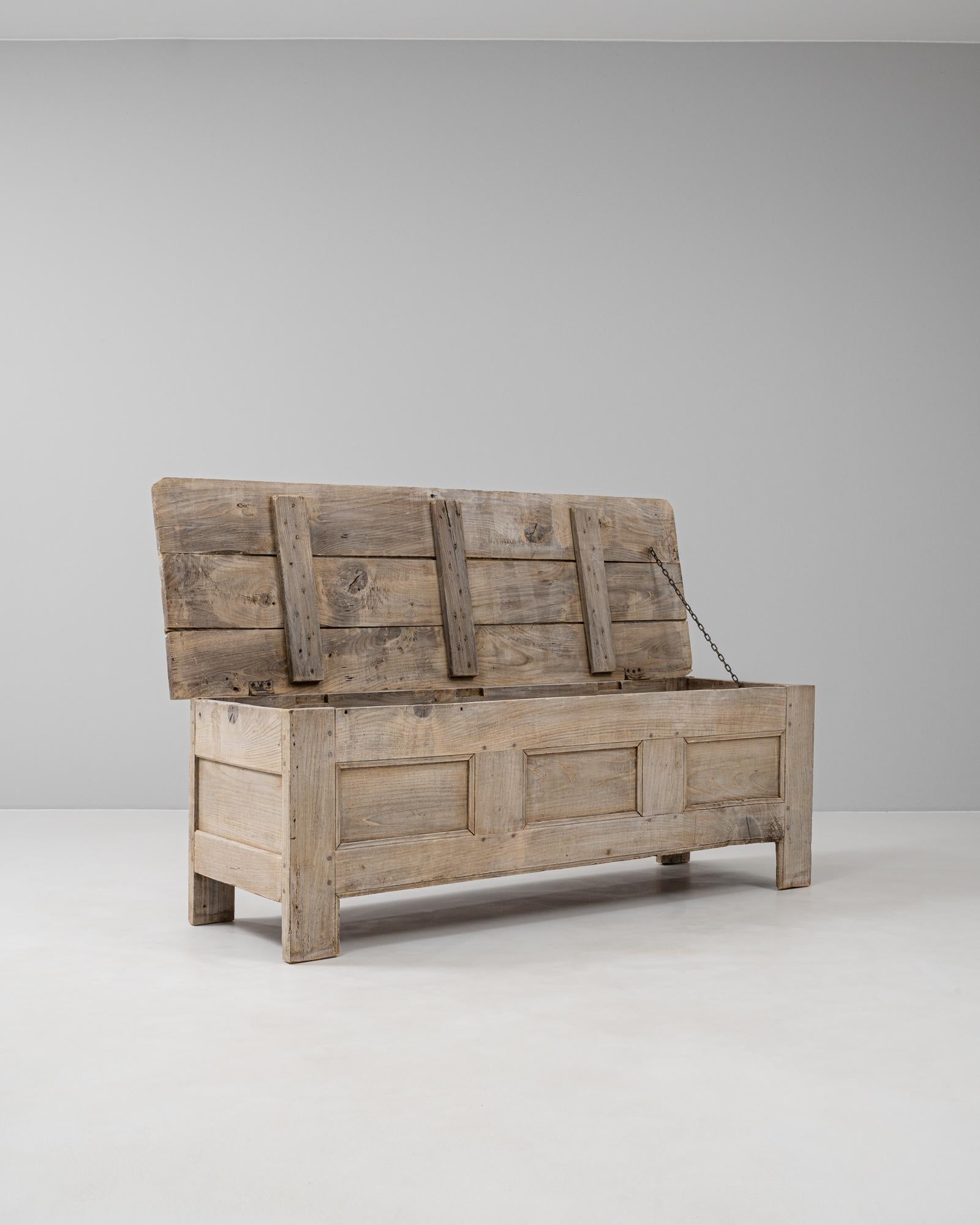 German Oak Chest For Sale 5