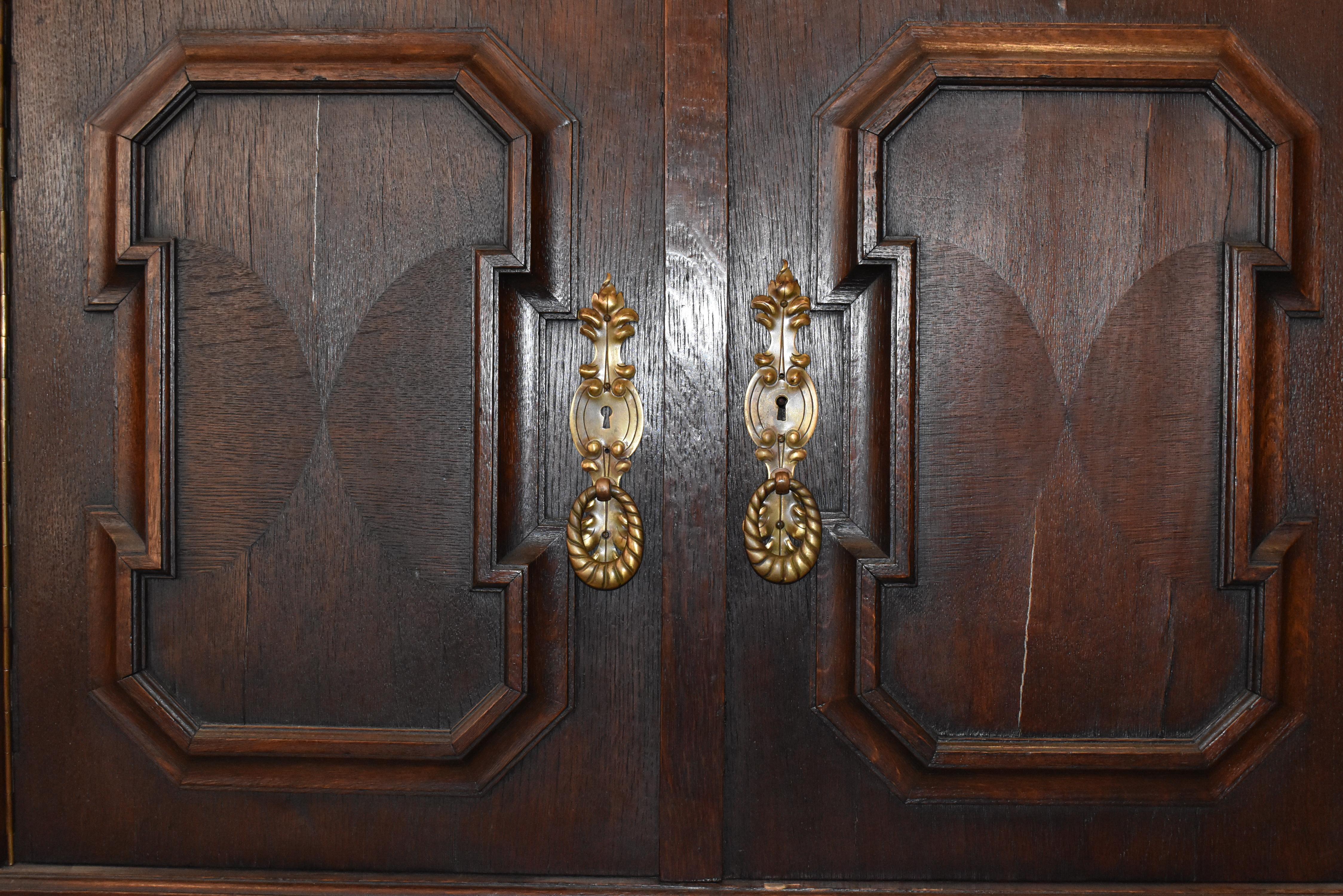 Armadio Danziger tedesco in Oak, circa 1900 in vendita 4