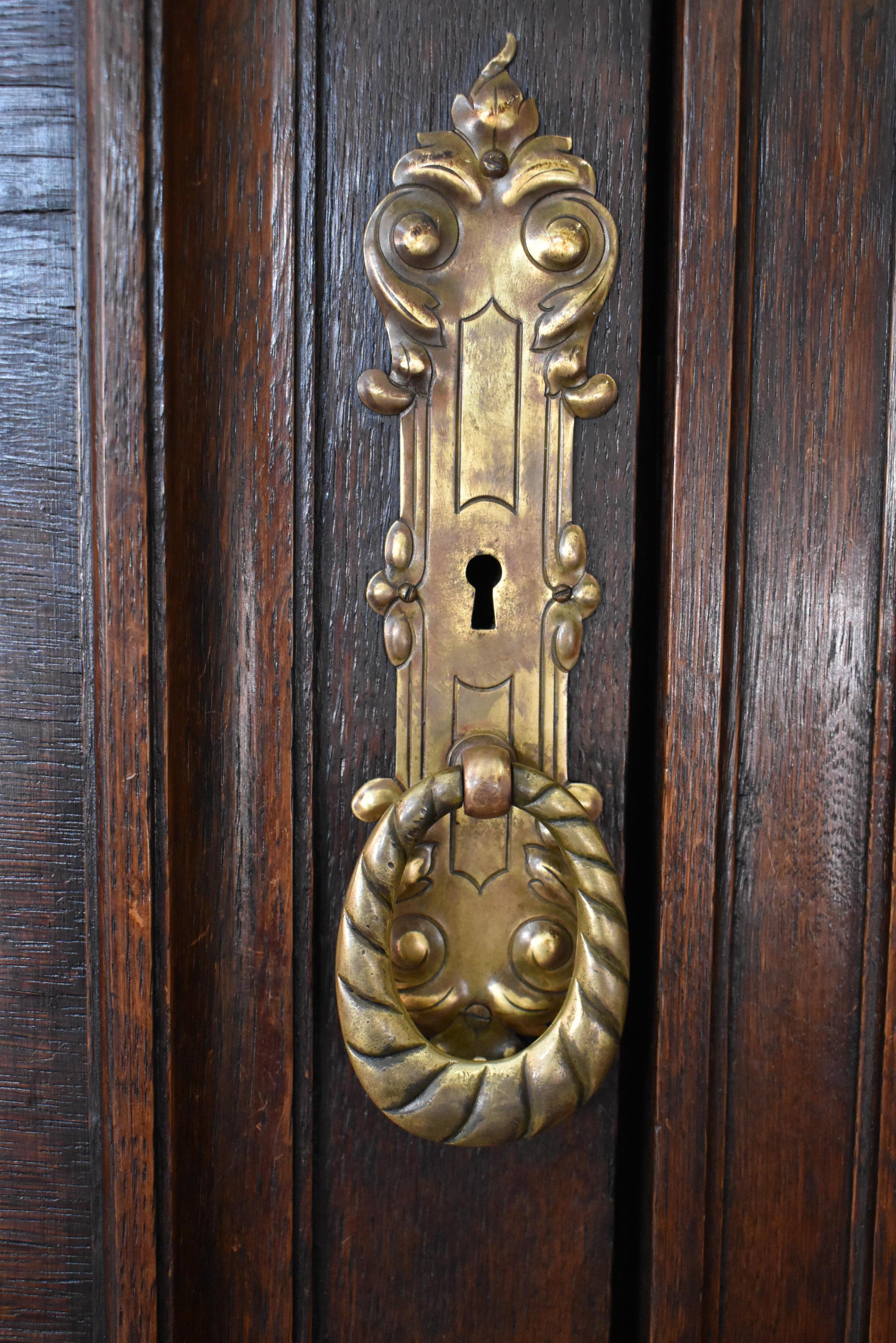 Armadio Danziger tedesco in Oak, circa 1900 in vendita 2