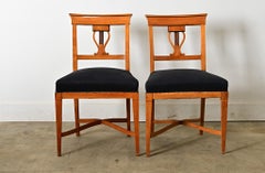 German Pair of 19th Century Biedermeier Chairs
