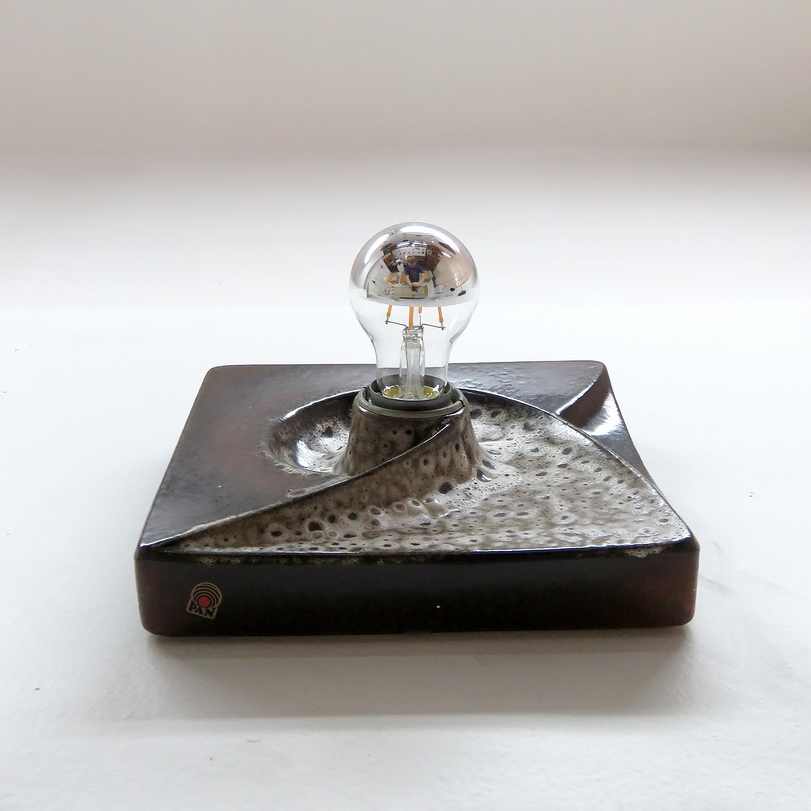 Smaltato Lampade da parete in ceramica di Pan, 1960 in vendita