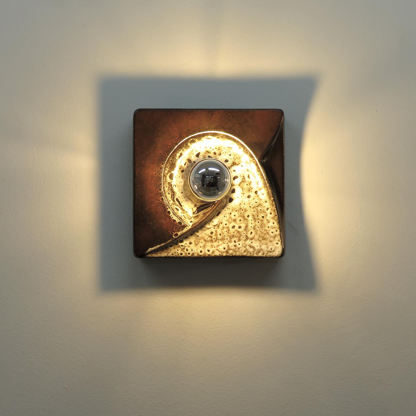 Ceramica Lampade da parete in ceramica di Pan, 1960 in vendita