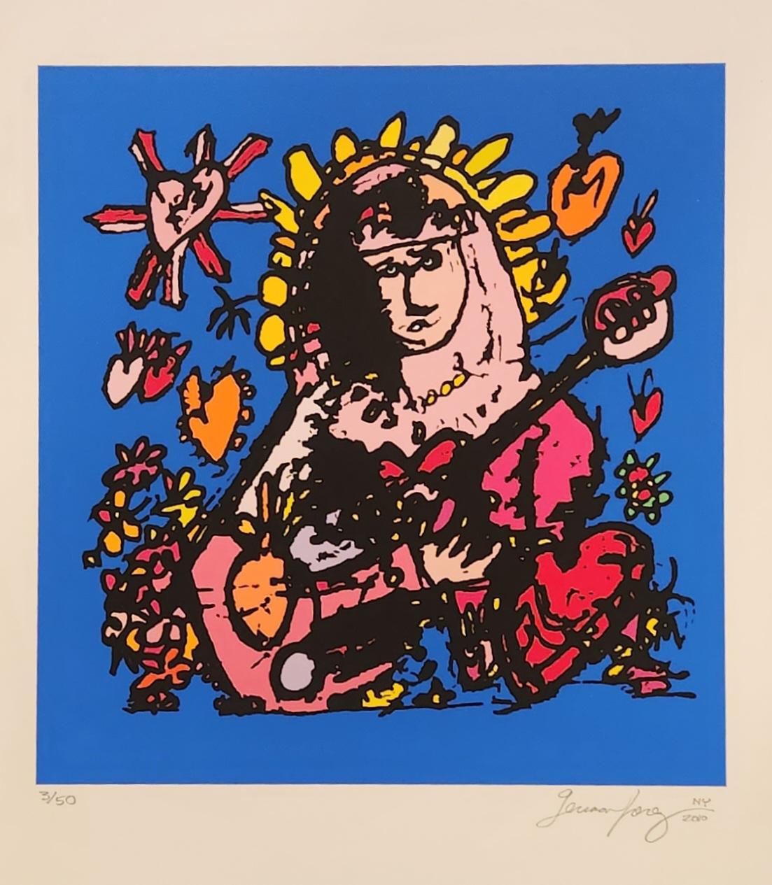 La Vierge - Série Los Amantes - Print de German Perez