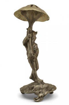 German Pewter Mushroom Gnome