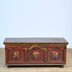 German Pine Wedding Chest from 1842