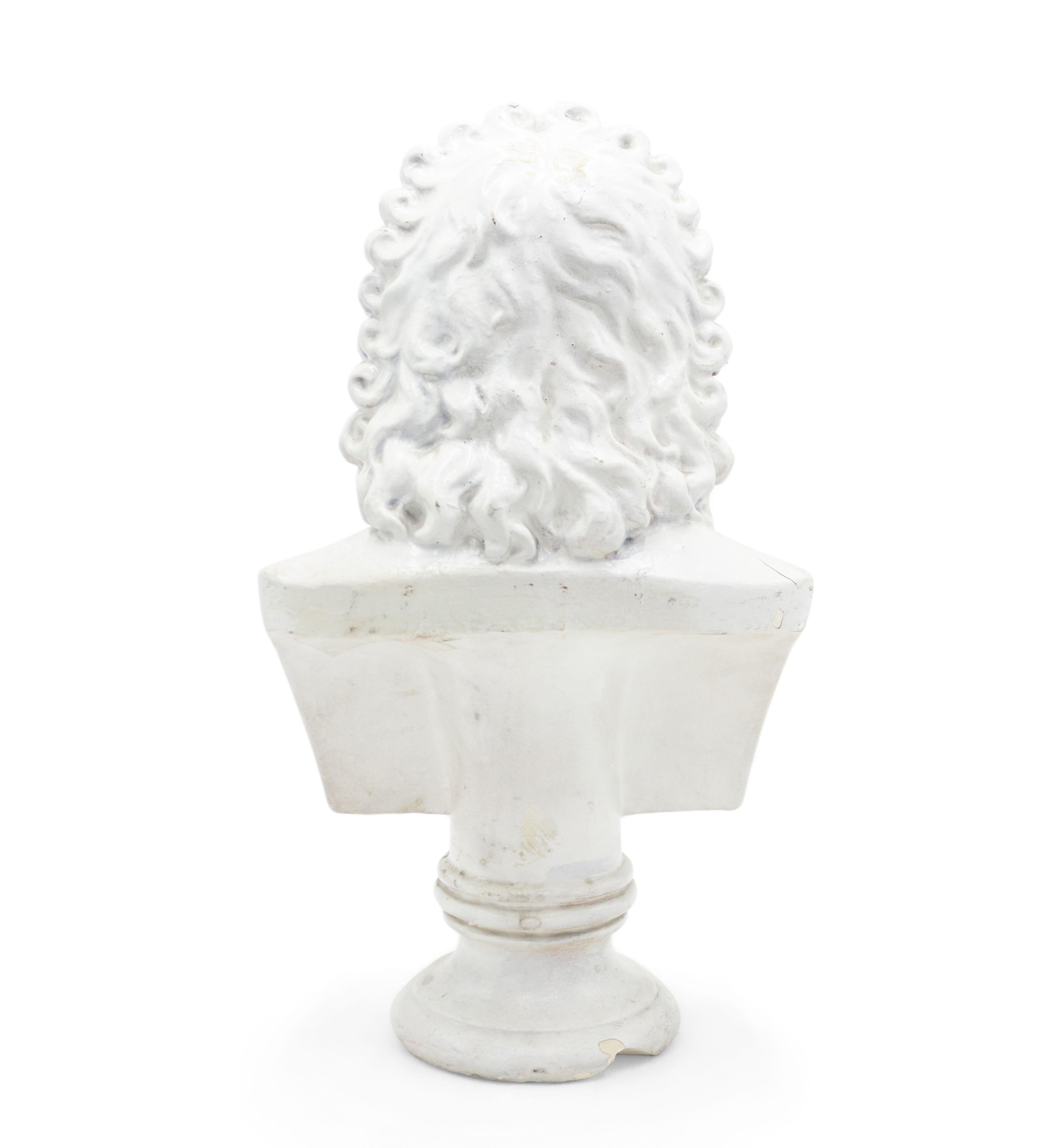 Intonaco Busto di Bach in gesso tedesco in vendita