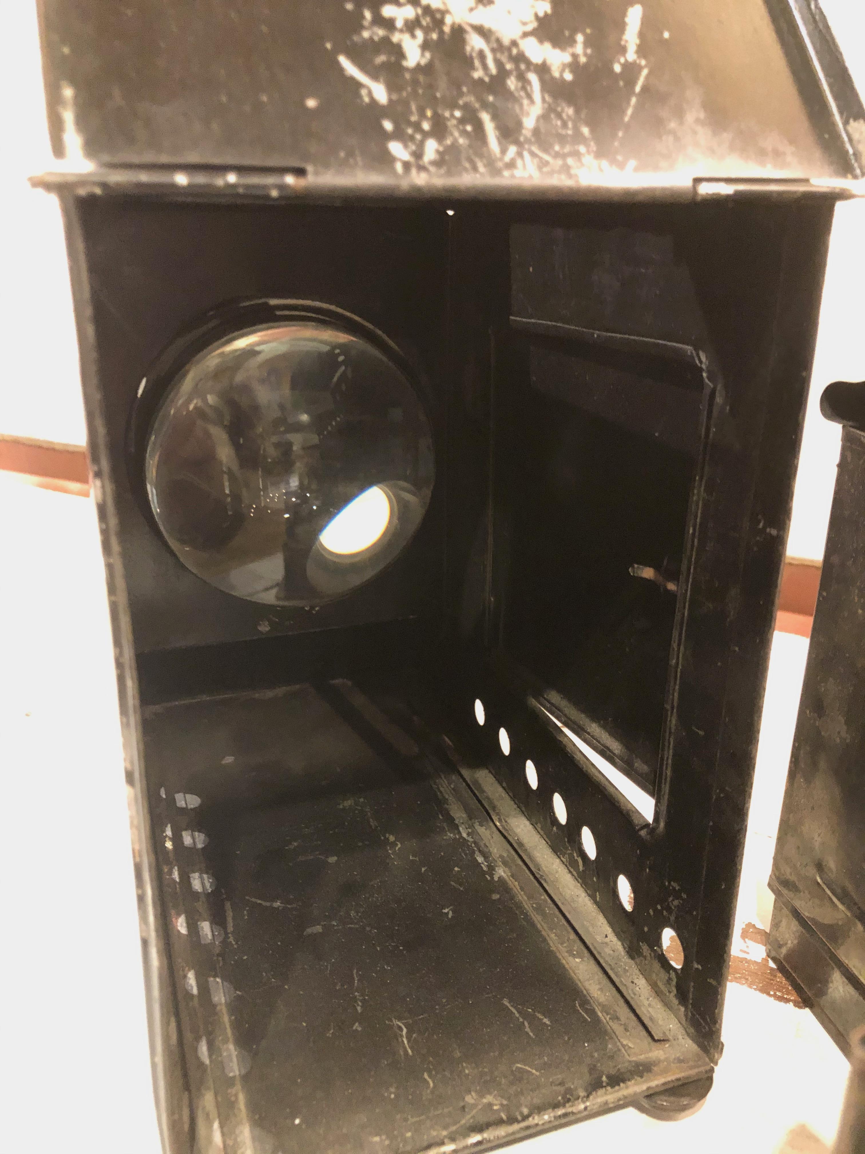 19th Century German Brass “Magic Lantern” Image Projector In Good Condition For Sale In Middleburg, VA