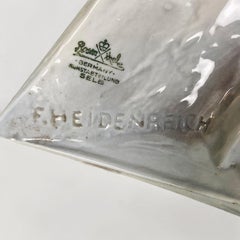 German polychrome porcelain eagle sculpture, Fritz Heidenreich, Rosenthal 1930s