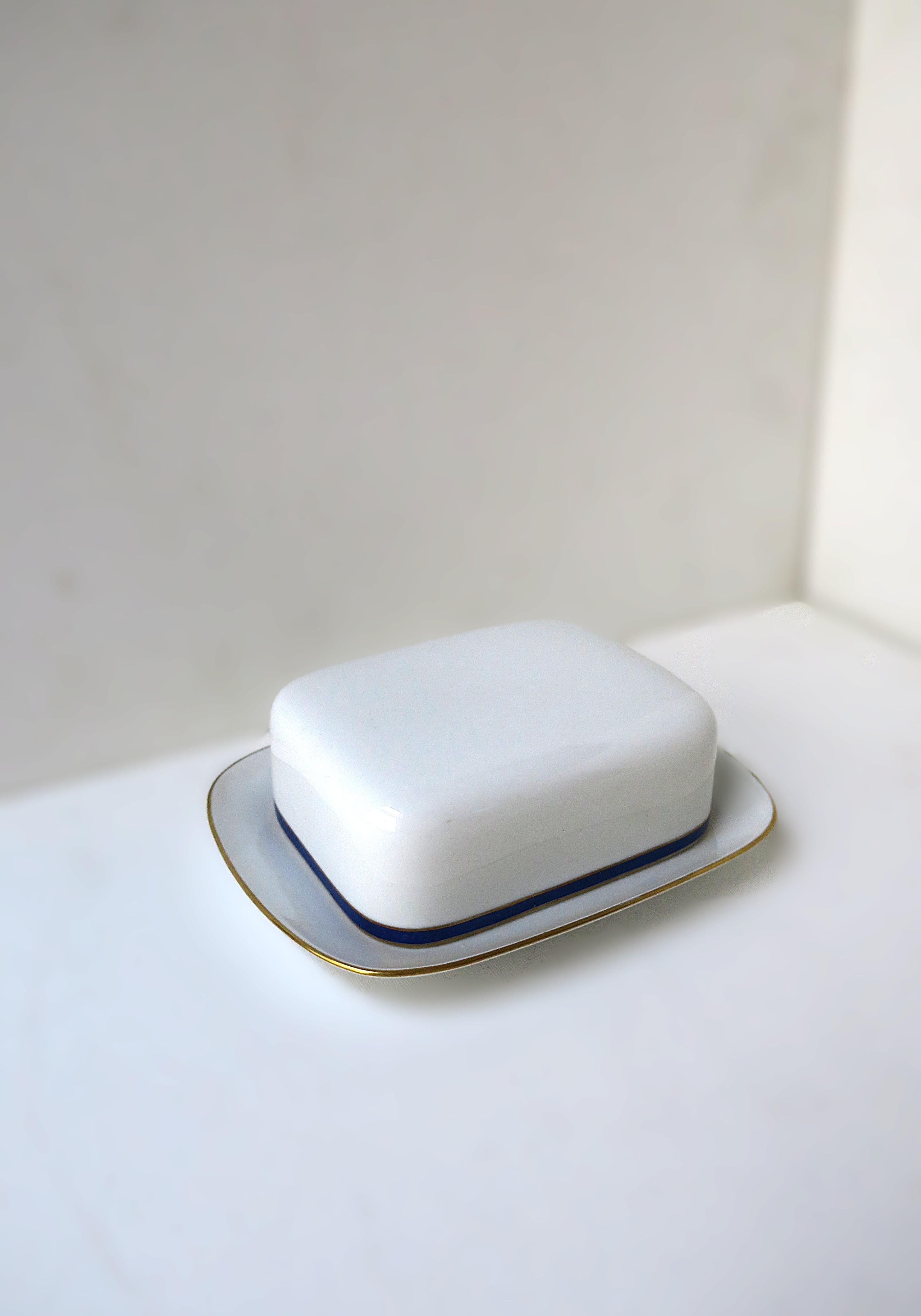 German Porcelain Butter Dish For Sale 2