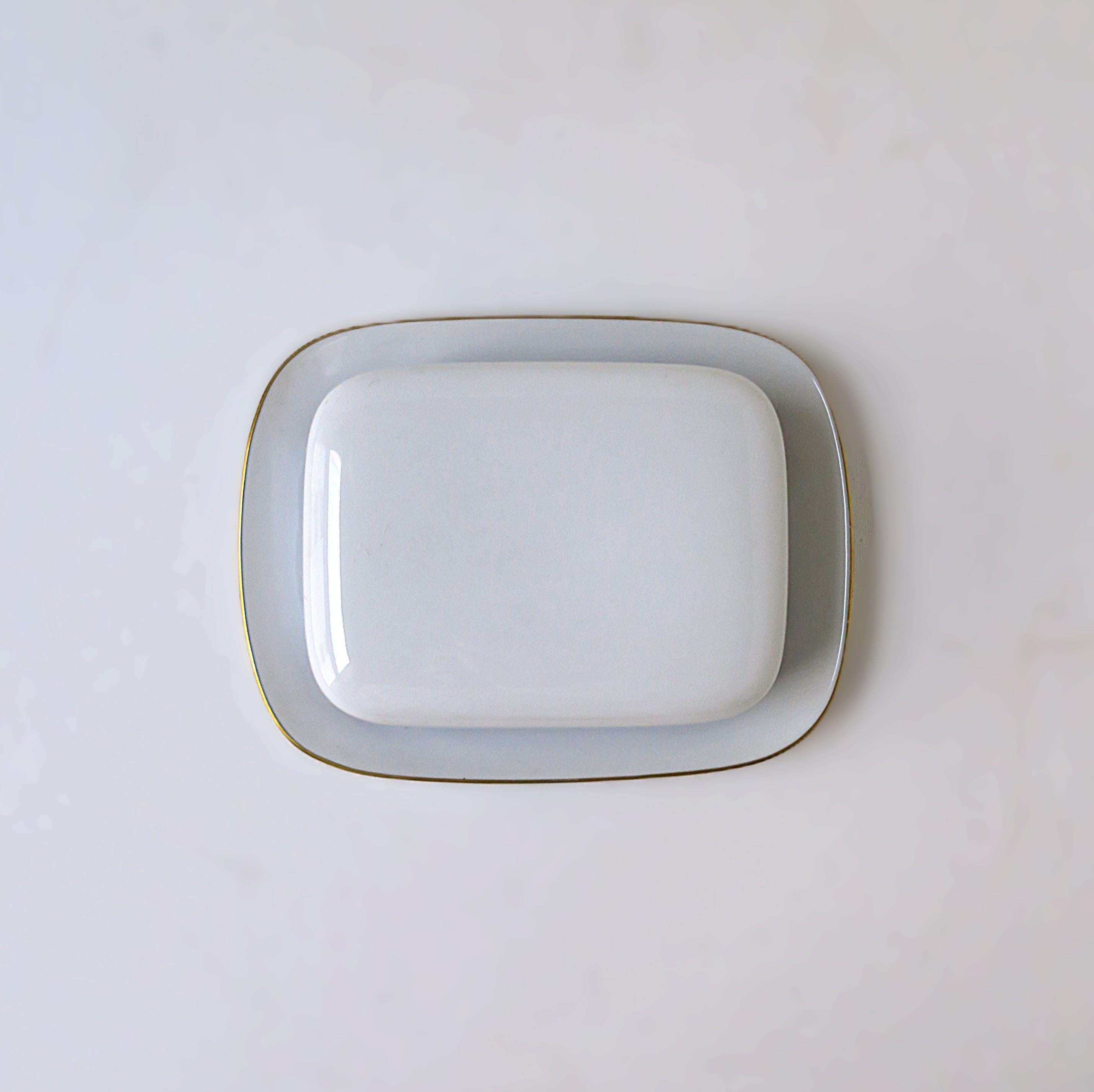 German Porcelain Butter Dish For Sale 3