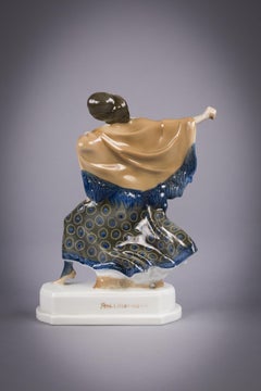 German Porcelain Dancer, circa 1920