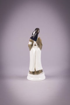 German Porcelain Figure of a Red Cross Nurse, Rosenthal, circa 1920