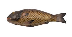 German Porcelain Fish Form Box