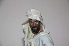 German Porcelain Model of a Bedouin on Horseback