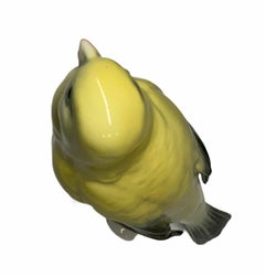 German Porcelain of a Canary Bird Figurine