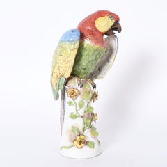 German Porcelain Parrot