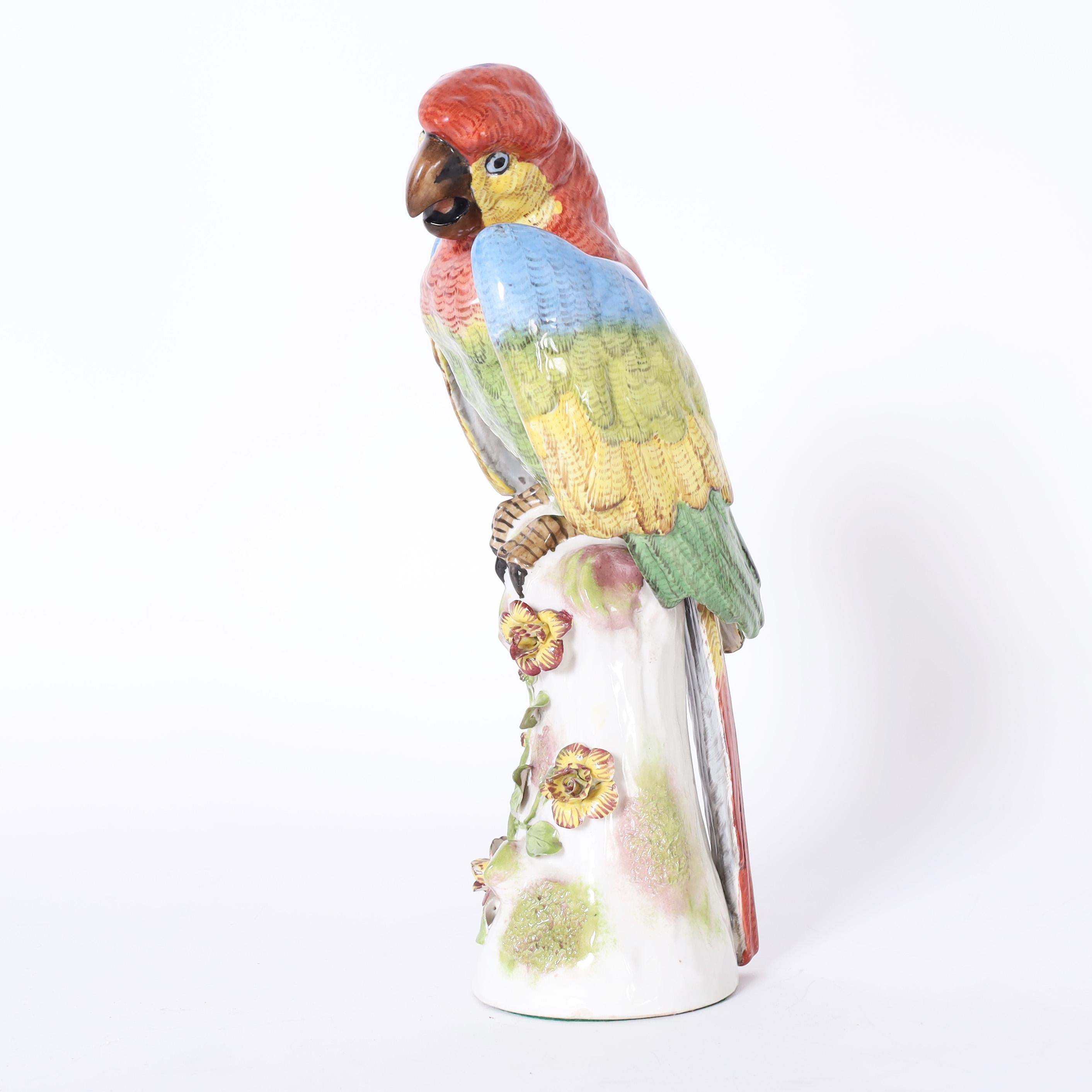 Other German Porcelain Parrot For Sale