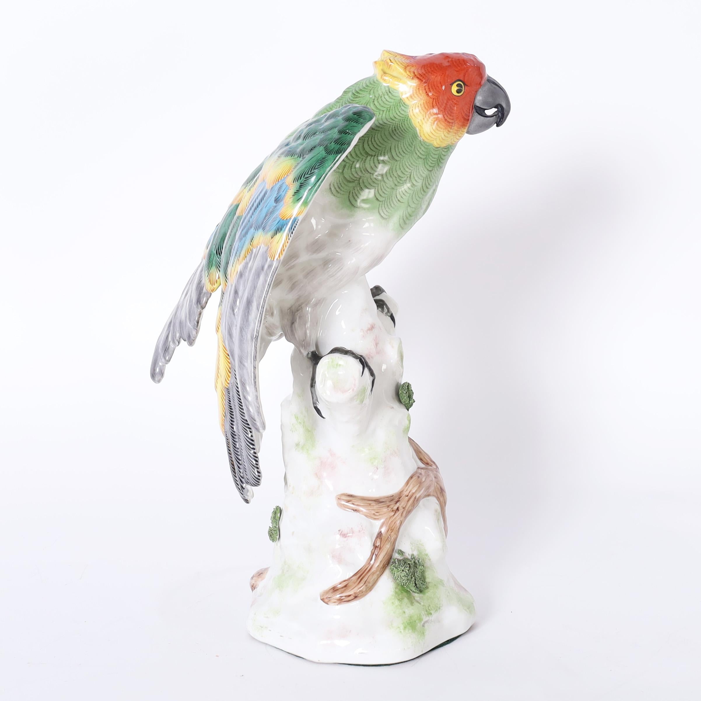 Autre Perroquet en porcelaine allemande en vente