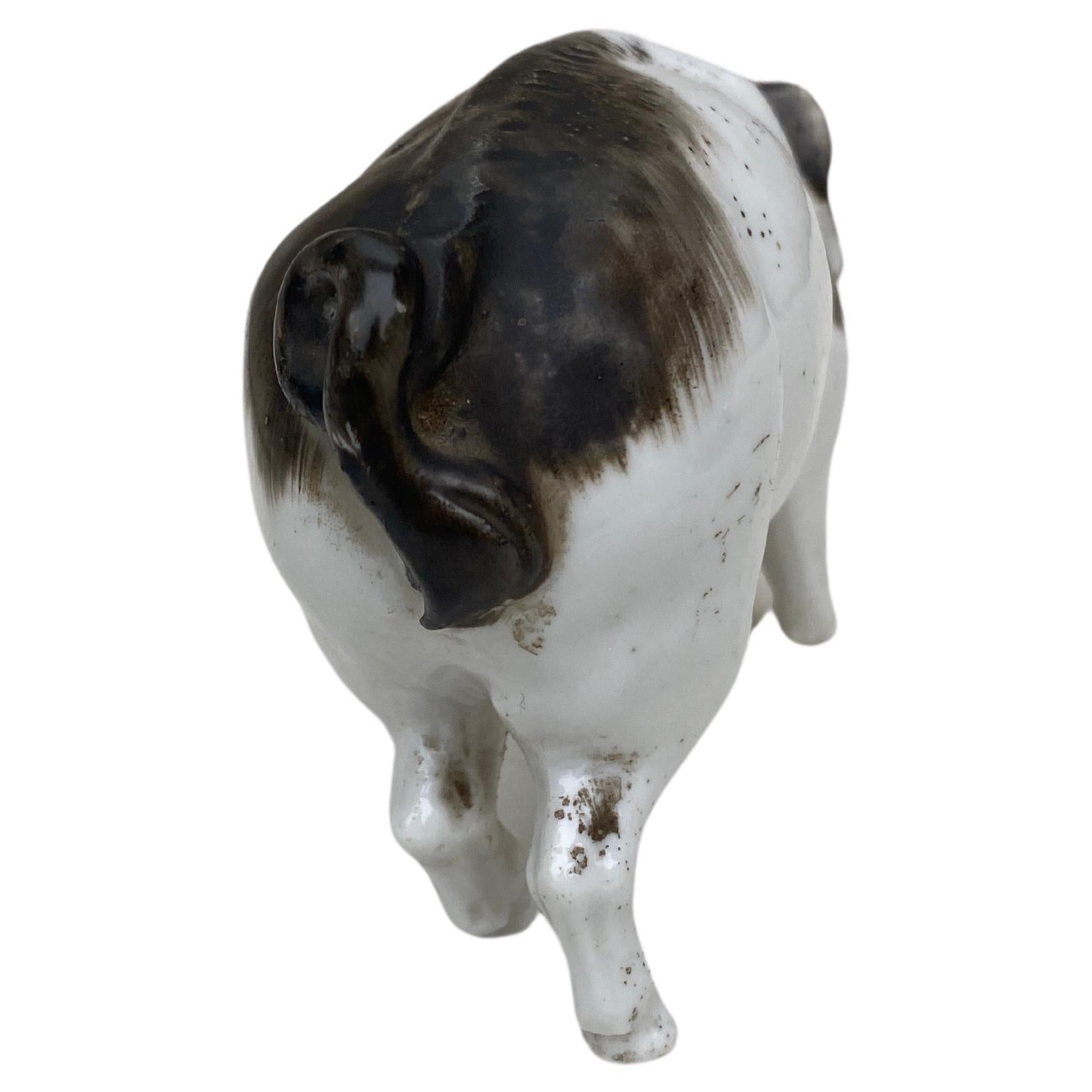 Fine German Porcelain Pig Circa 1900.
H / 3 inches.
L / 5.5 inches.