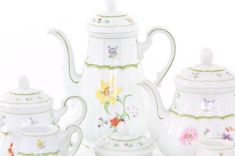 German Porcelain Tea / Coffee Service For Ten For Sale 2
