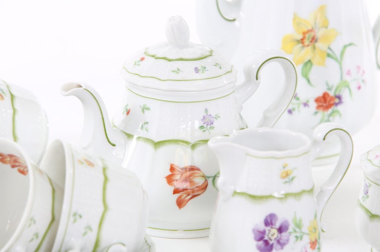 German Porcelain Tea / Coffee Service For Ten For Sale 5
