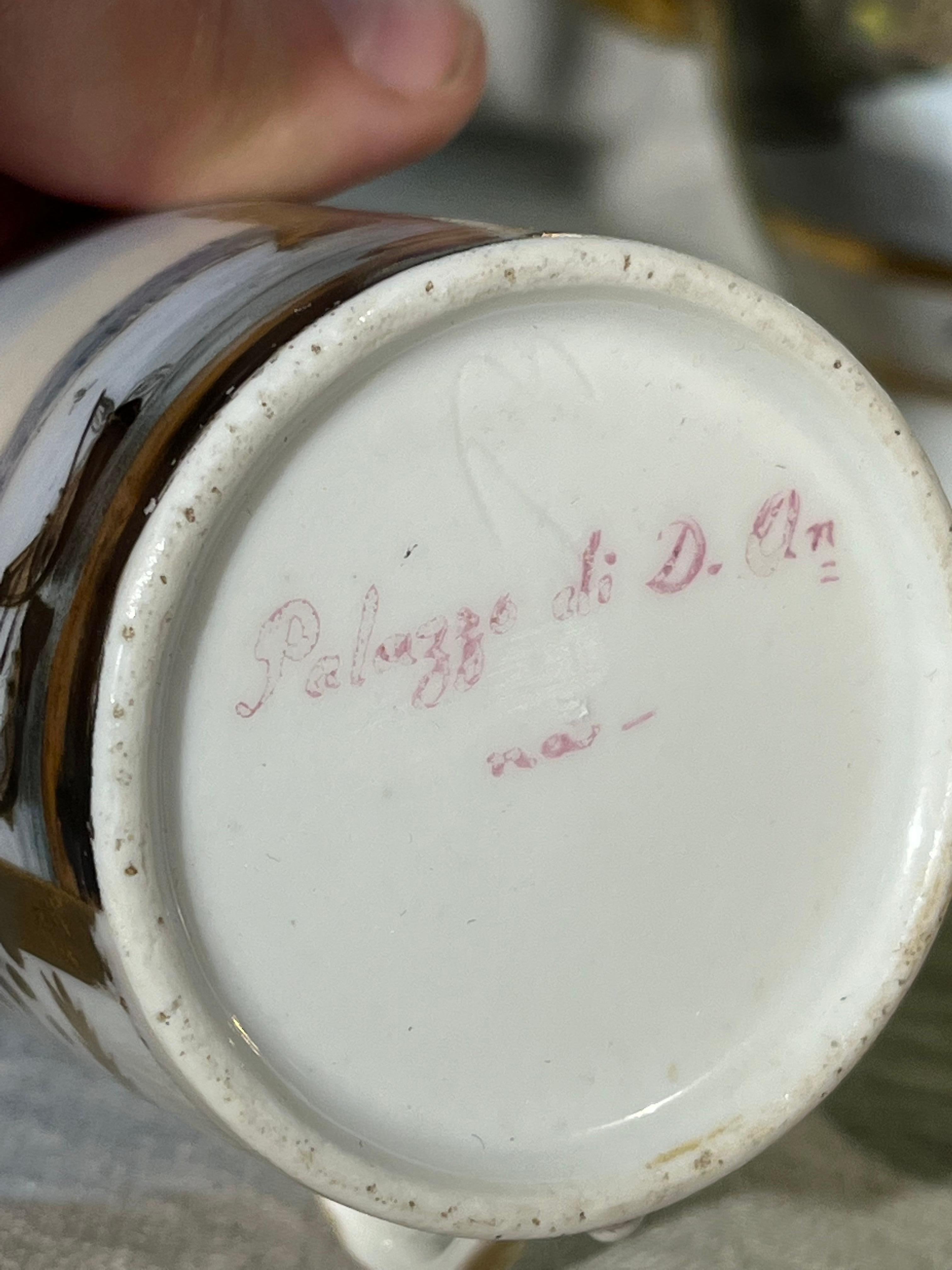 German Porcelain Tea Set In Good Condition In Doylestown, PA