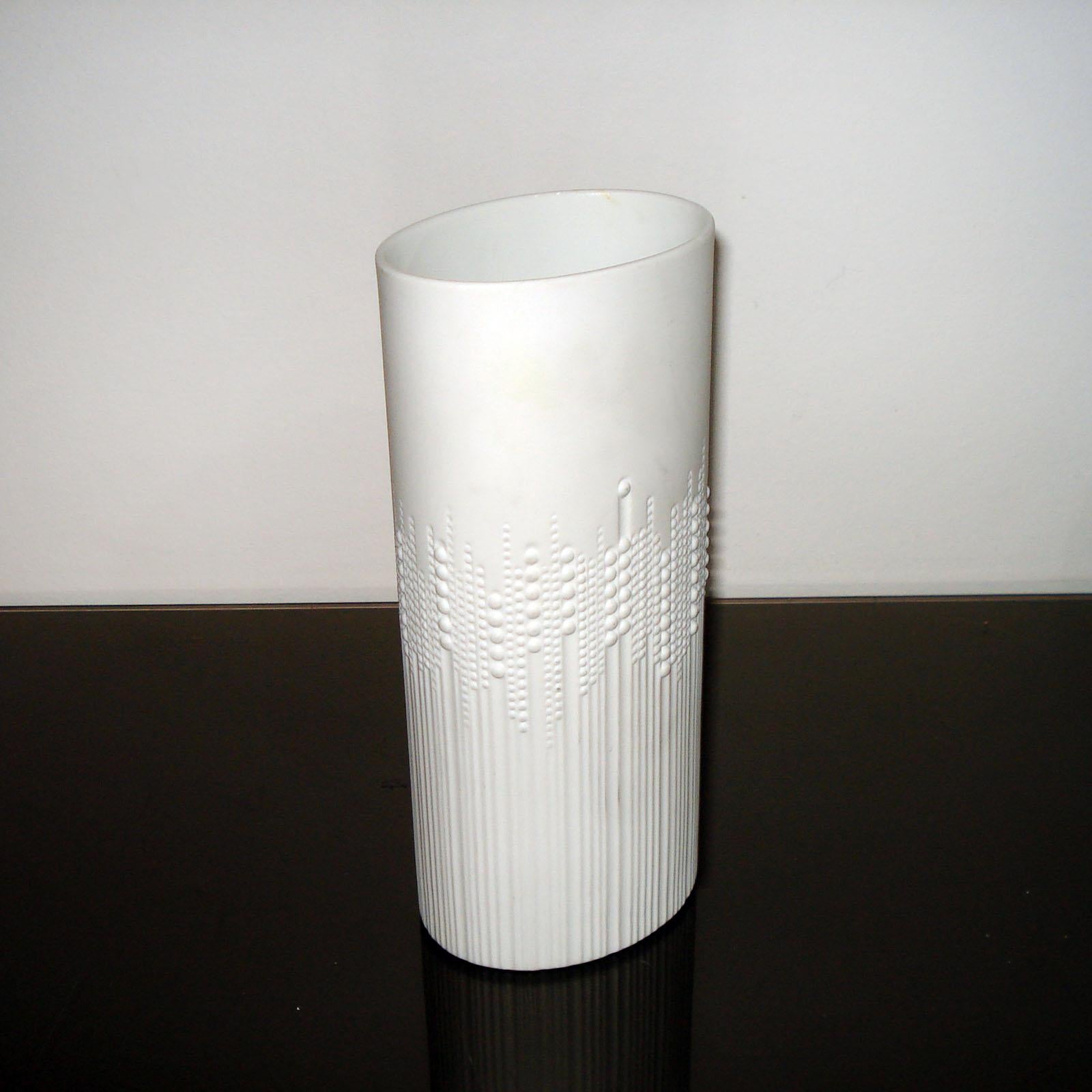 Modern German Porcelain Vase by Tapio Wirkkala for Rosenthal, 1980s