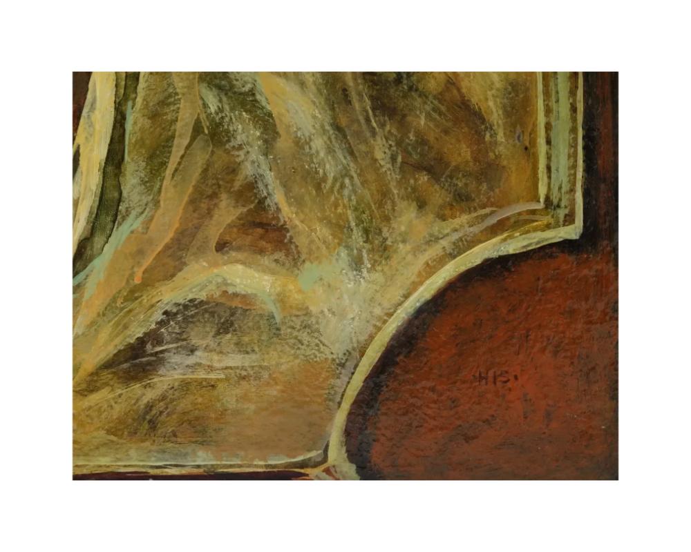 Deutsches Porträt, Ölgemälde von Hans Jurgen Sordes (20. Jahrhundert)