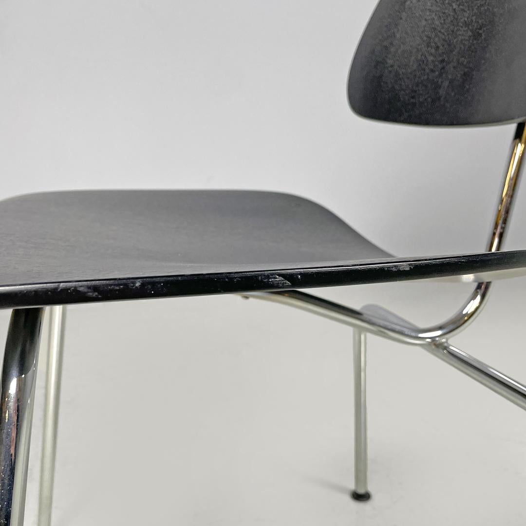 German postmodern black wooden chair by Charles and Ray Eames for Vitra, 2000s 11