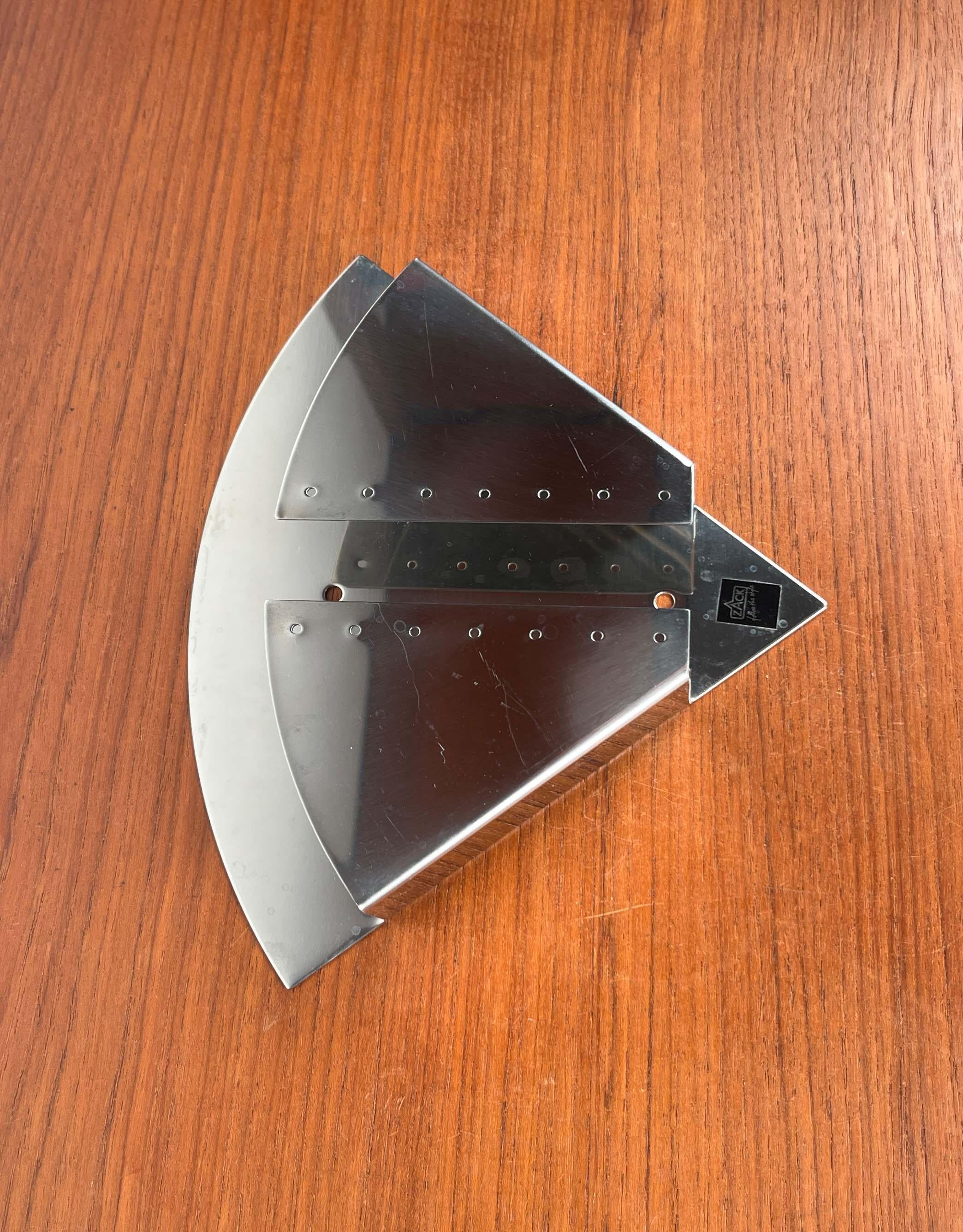 German Postmodern Chrome Coffee Filter Holder from Zack, 1980s en venta 4