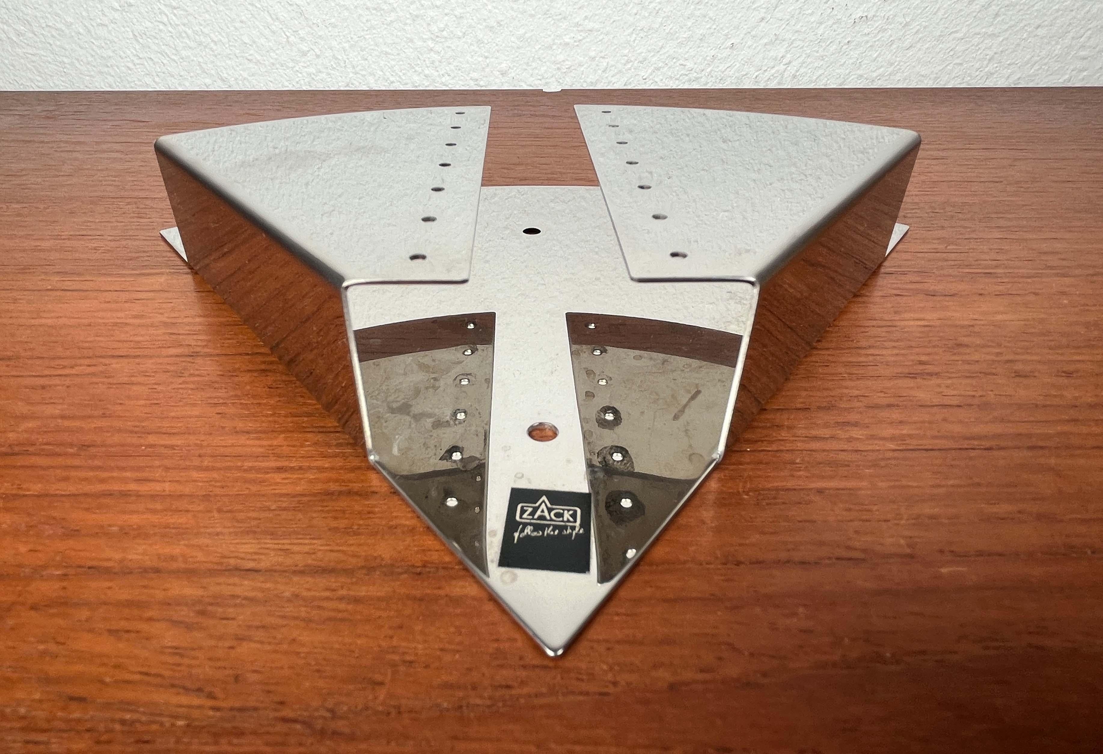 German Postmodern Chrome Coffee Filter Holder from Zack, 1980s en venta 5