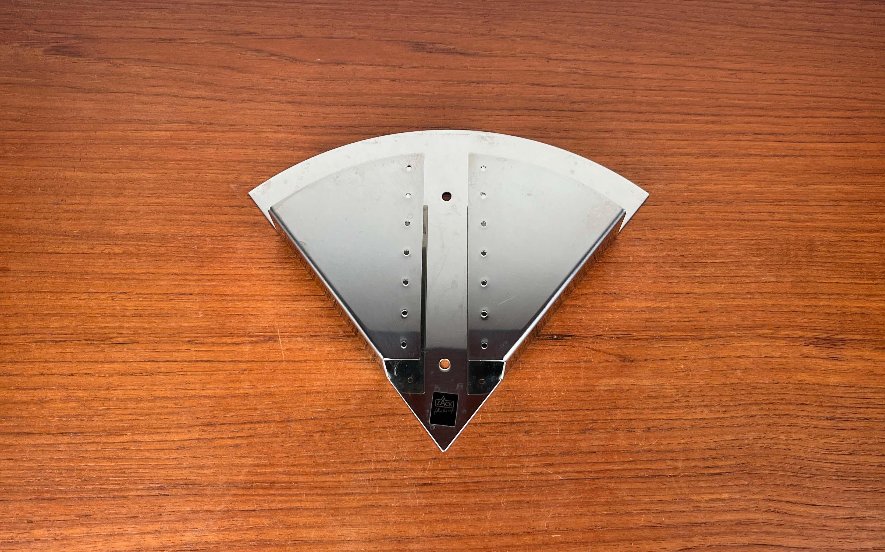 German Postmodern Chrome Coffee Filter Holder from Zack, 1980s en venta 6