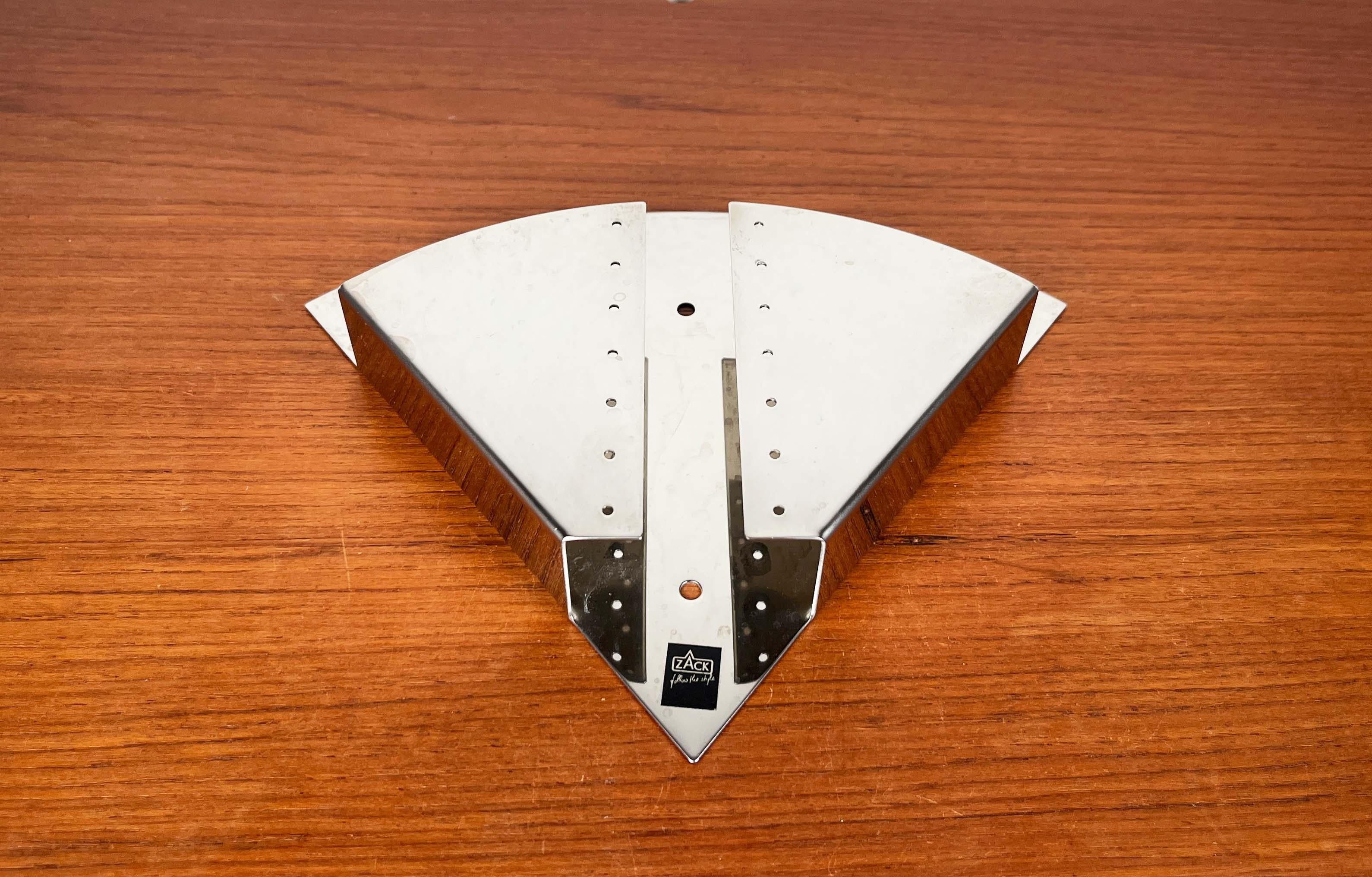 German Postmodern Chrome Coffee Filter Holder from Zack, 1980s Posmoderno en venta