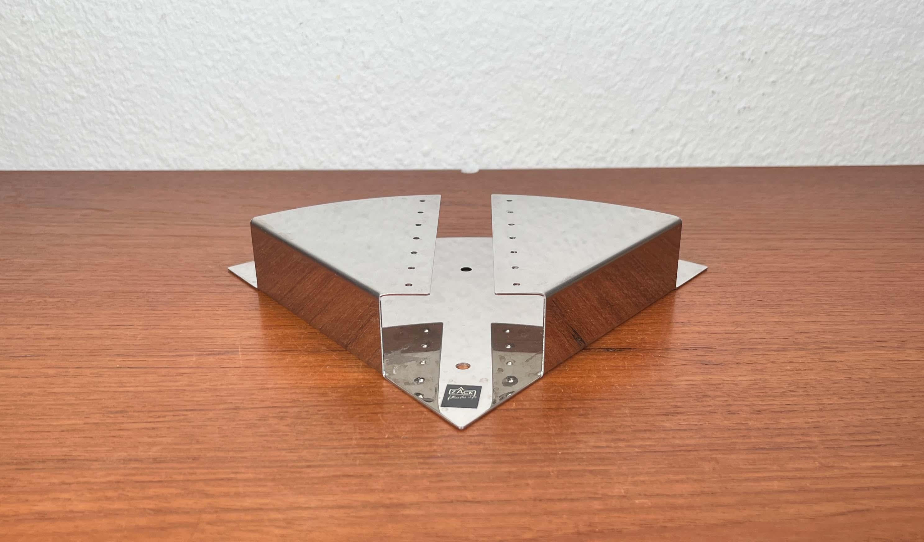 German Postmodern Chrome Coffee Filter Holder from Zack, 1980s en venta 1