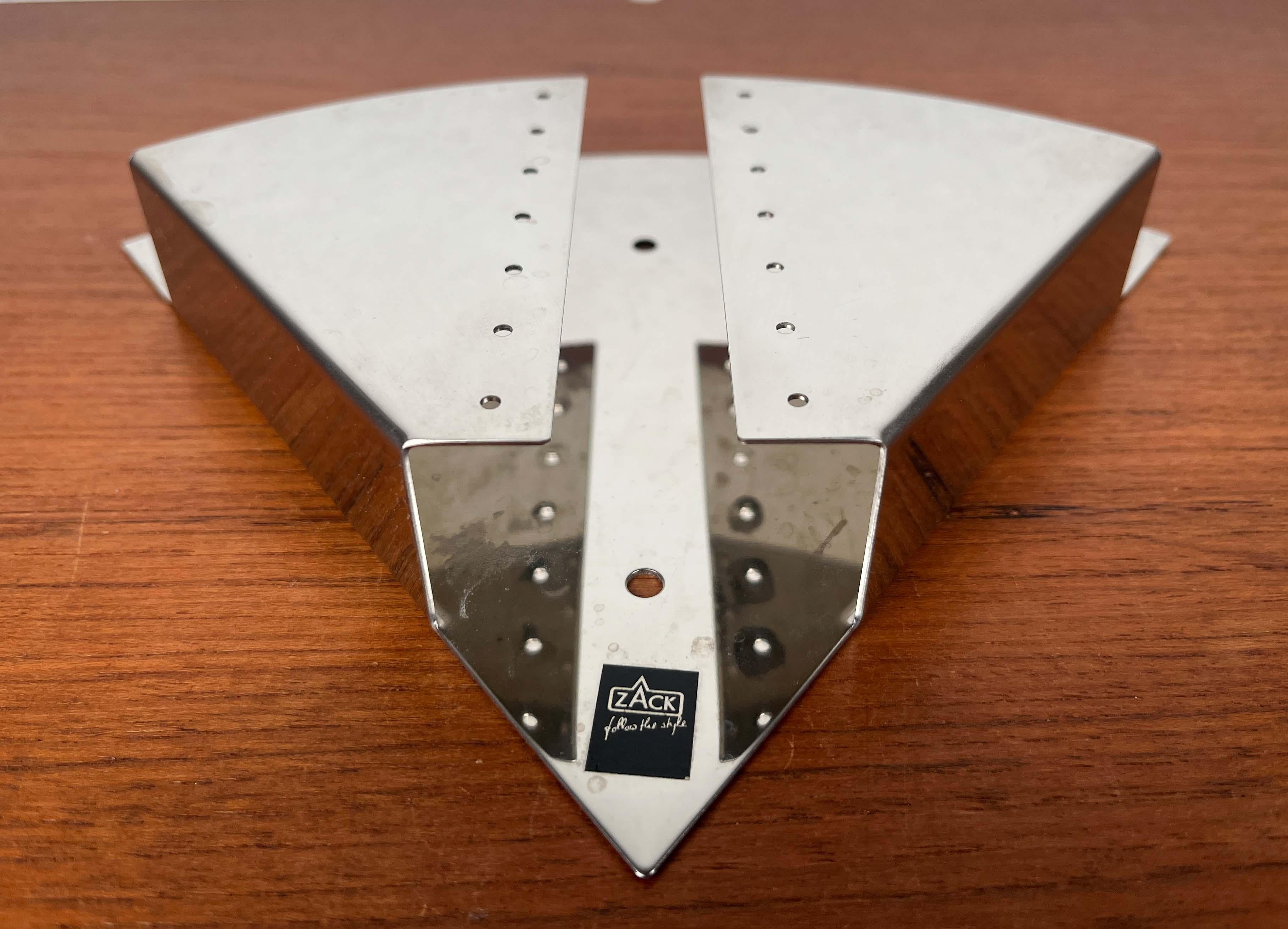 German Postmodern Chrome Coffee Filter Holder from Zack, 1980s en venta 3